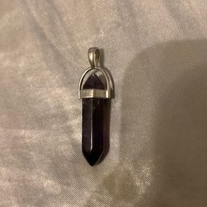 Amethyst Crystal Charm